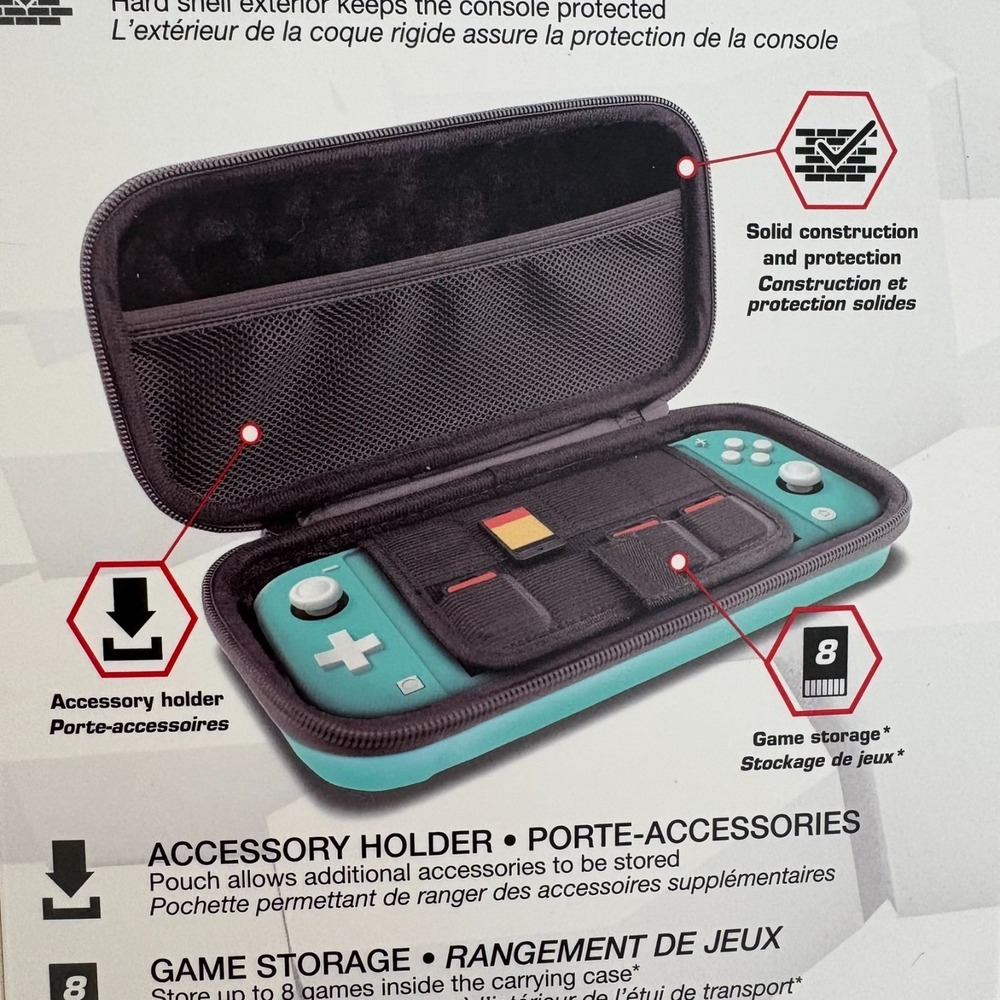 Nyko Elite Shell Case Turquoise Hard Shell Protective Case Nintendo Switch Lite - Picture 9 of 12